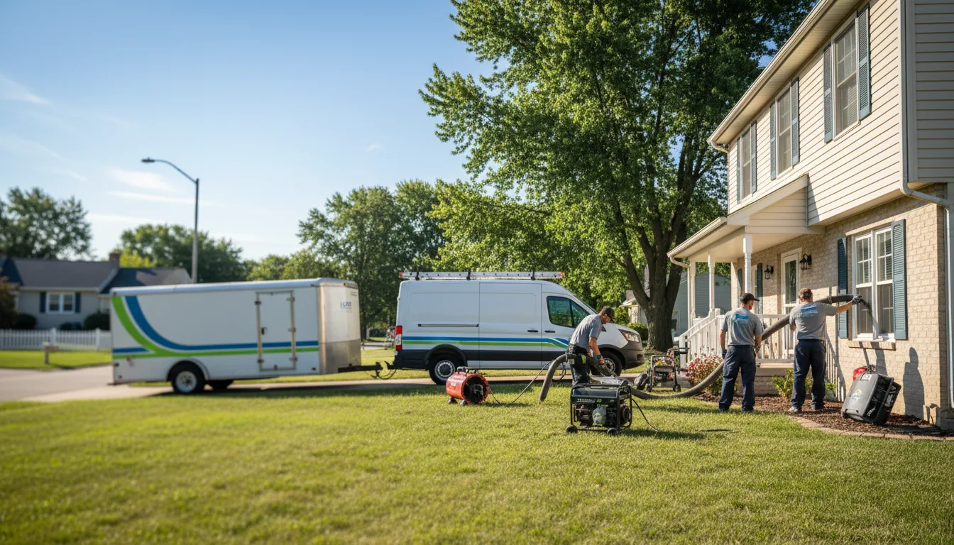 Flooded Basement Restoration And Cleanup With Repair in Fisher, IL near me